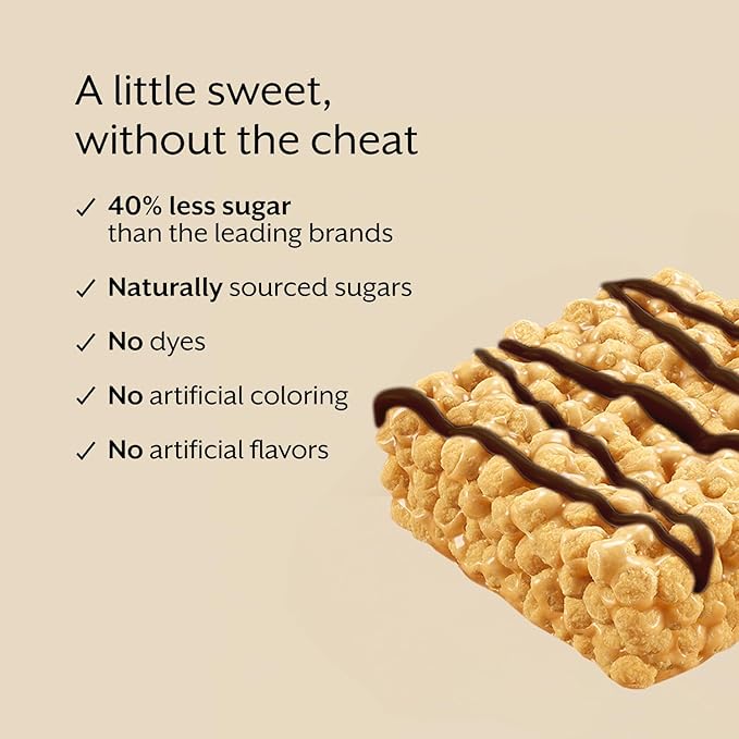 ProMix Nutrition Protein Puff Bars - Coconut - Marshmallow Crispy Treat - Great Tasting &amp Healthy On The Go Snack - High Protein &amp Low Calorie - Free From Gluten Soy &amp Corn - 12 Bars