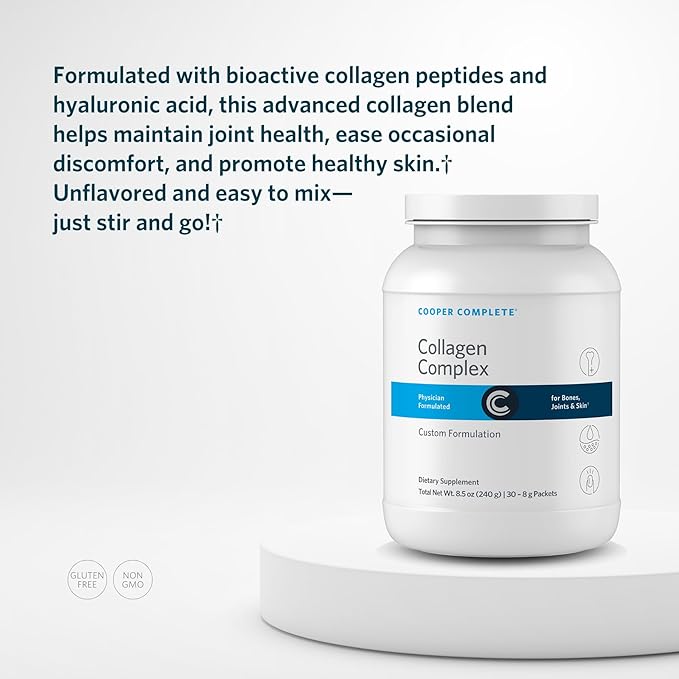 Cooper Complete Collagen Peptides Complex – 30 Individual 8g Packets – Hydrolyzed Collagen Powder for Joint Bone &amp Skin Support†