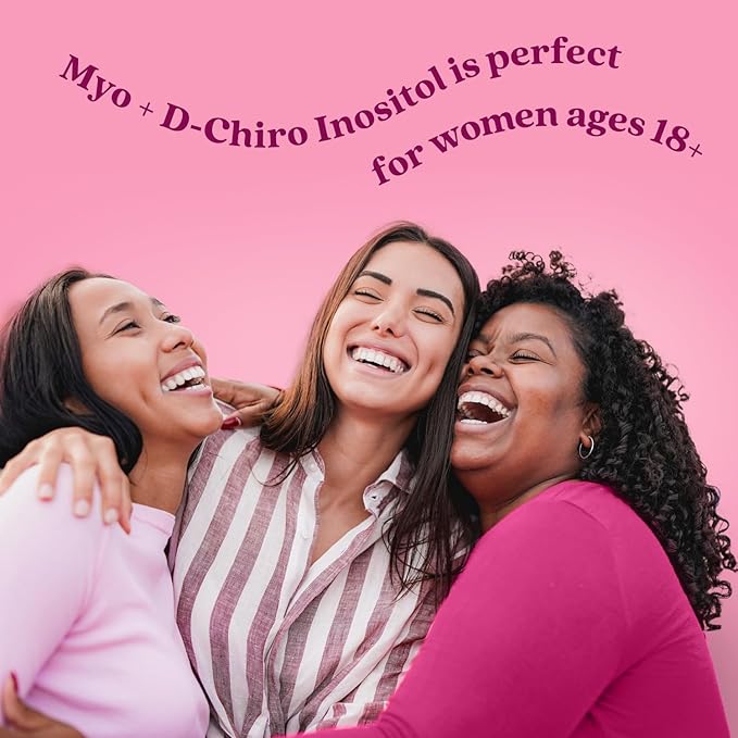 BeLive Myo-Inositol &amp D-Chiro Inositol Capsules - 90Ct I Inositol Supplement with Folic Acid Supplements for Woman Optimal 40:1 Ratio (1)