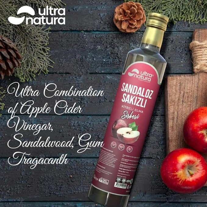 Applee Cider Vinegar Sandarac Gum &amp Kettle Fermented Natural Additive-Free Turkish - 16.9 fl oz - PACK OF 3