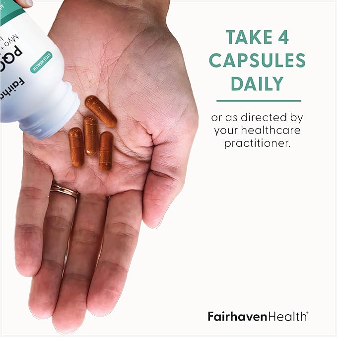 Fairhaven Health PQQ Plus Myo-inositol D-Chiro Inositol Supplement | PQQ Supplement to Support Cycle Regularity Healthy Ovulation Egg Quality Women’s Reproductive Health | Non-GMO | 120 Capsules