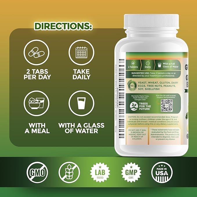 2-Pack Ginseng &amp Ginkgo Biloba Plus Magnesium Complex for Energy Boost and Support Muscle Function and Sleep