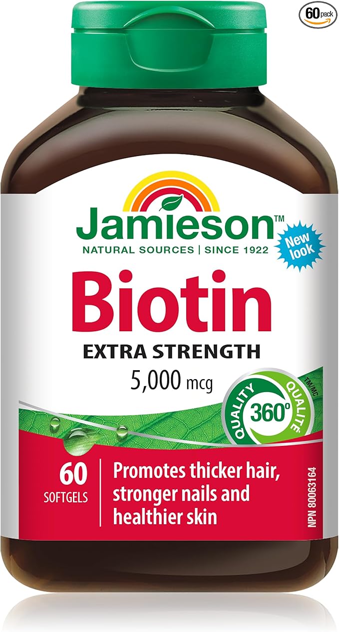 Jamieson Biotin 5000 mcg 60 Capsules
