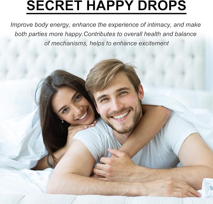 Secret Happy Drops Wellness Supplement for Men and Women Physical and mental pleasure physical comfortMeet your requirements 2 Bottles