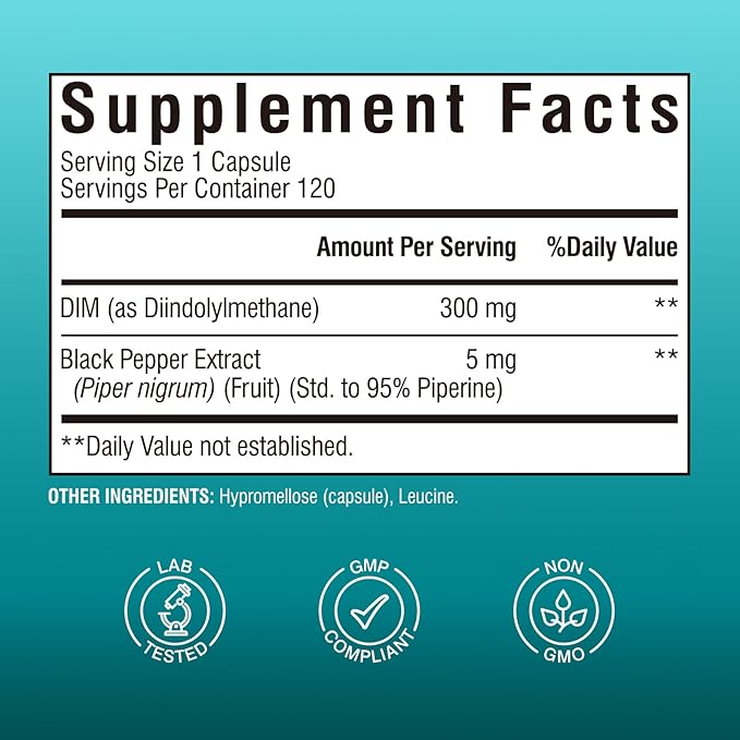 DIM Supplement 120 Capsules &amp 10 in 1 Magnesium Complex 120 Capsules