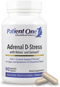 Patient One Adrenal D-Stress | Supplement to Support Healthy Stress Response and Cortisol Levels* | with DHEA Ashwagandha and More | 90 Capsules