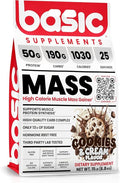 Mass Gainer Protein Powder Supports Muscle Growth &amp Recovery 50g Protein 190g Carbs 1030 Calories Gluten-Free RBST-Free No Artificial Colors