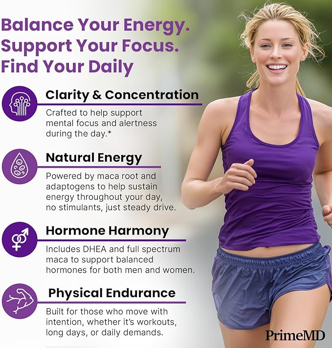 6-in-1 Organic Maca Root Ashwagandha Capsules 1710mg with DHEA and Black Pepper Fruit Extract for Women and Men - Black Maca Supplement for Stamina Bone and Mood Support Supplement 120ct (Pack of 2)