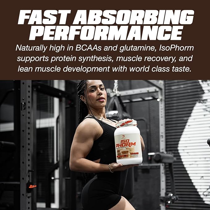 DRAGON PHARMA Isophorm Hydrolized Whey Protein Isolate Fast Absorption Premium Whey Protein Maximize Recovery Great Tasting 25g Per Serving (5 lb Hot Chocolate)