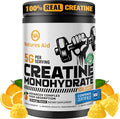 Natures Aid NSF Certified Creatine Gummy 5g - Creatine Monohydrate Gummies – Pre-Workout Energy &amp Muscle Growth Support for Men &amp Women | Orange Electrolyte Gummies (135 Count)