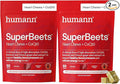 Humann SuperBeets Heart Chews + CoQ10-100mg of CoQ10 Plus Beetroot &amp Grape Seed Extract Blood Pressure Cellular Energy &amp Heart Health Support 120 Count
