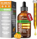 VivoNu Vitamin D3 K2 Drops D3 20000 IU &amp K2 as MK-7 400mcg with Magnesium Calcium