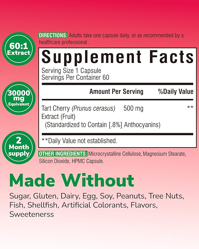 Vitamin D3 K2 Supplement 10000 IU 90 Softgels and Tart Cherry Capsules 60 Capsules