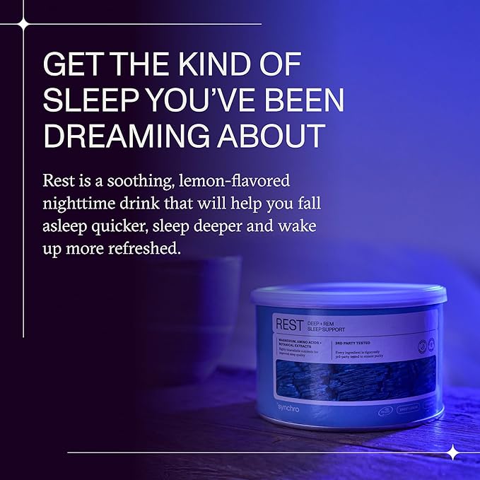 Synchro Gold Medical-Grade Liposomal Turmeric Rest Sleep Support Bundle