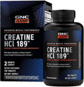 GNC AMP Creatine HCl 189 Pills Clinically Proven Strength &amp Muscle Builder Athletic Performance Energy Production Recovery Supplement Fast Absorbing Gluten Free Formula 60 Servings