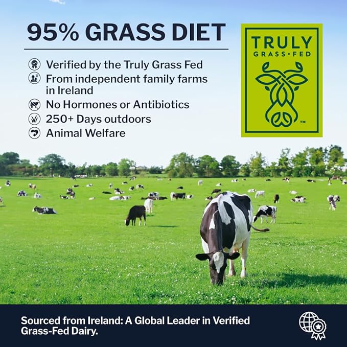 Opportuniteas Grass Fed Vanilla Whey Protein Isolate Powder - 22g Protein Powder Without Artificial Sweeteners Hormone-Free Cows Non GMO - 1lb