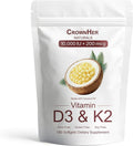 Naturals D3 K2 Vitamin d3 k2 10000 IU+ K2 200 mcg MK-7 Coconut Oil Extra Strength Bone &amp Immune Support 180 Softgels