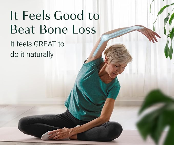 AlgaeCal - Strontium Boost Natural Calcium Supplement for Bone Density Increase Strontium Citrate 680 mg Easy to Swallow for Bone Health &amp Bone Strength Gluten-Free - 60 Veggie Caps- Made in U