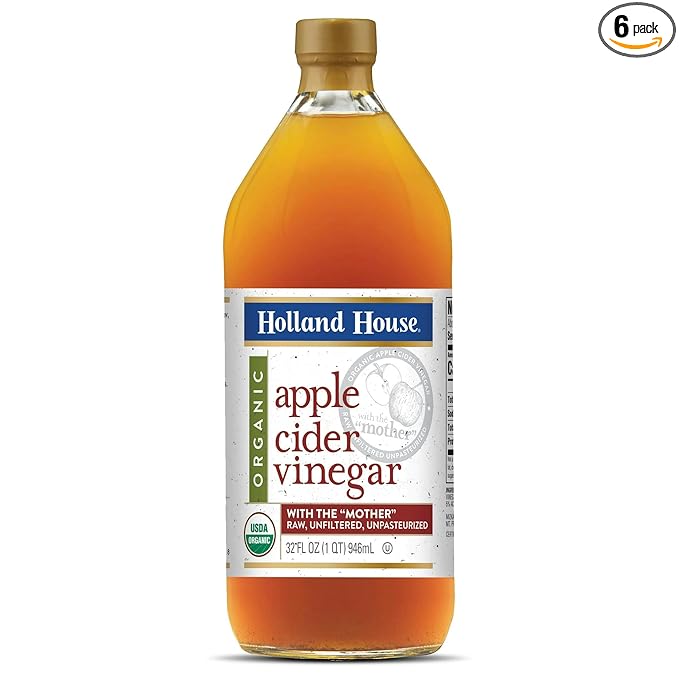 H.olland House Apple Cider Vinegar 32 oz (Pack of 6)