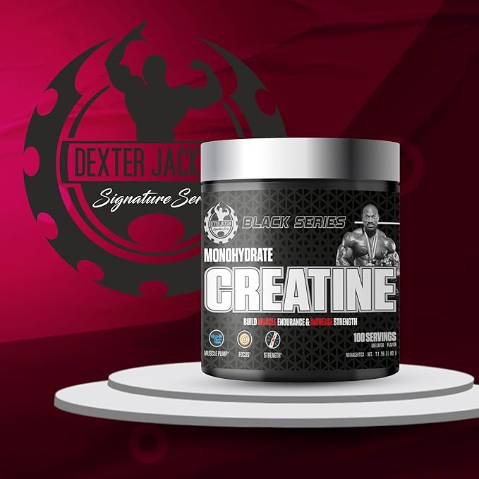 Black Series Monohydrate Creatine | 300g | 100 Servings | Premium Micronized Creatine for Strength Muscle Growth &amp Recovery