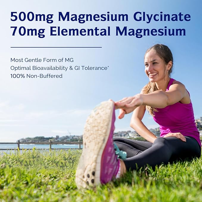 Innate Vitality Daily Wellness Bundle: High Absorption Magnesium Glycinate 500mg + 30 Billion CFU Probiotics with Prebiotics – Support for Nerve Bone Heart &amp Digestive Health – Non-GMO Vegan 2