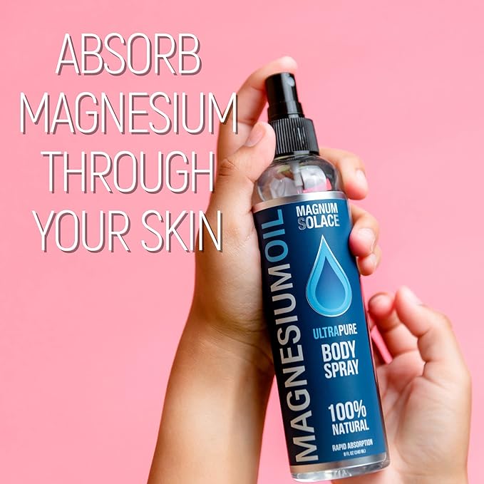 Magnesium Lotion and Magnesium Oil Spray (2 Item Bundle)