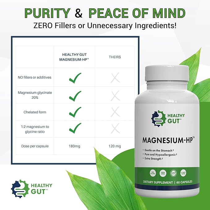 Healthy Gut Magnesium-HP 60 Capsules and BeSerene Daily 60 Capsules