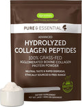 Igennus Free Range Grass Fed Hydrolyzed Bovine Collagen Peptides Neutral Taste 100% Highest Grade Bovine Collagen Protein Powder Types 1 2 &amp 3 Clean Label Non-GMO Free Range 40 Servings