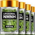 Liposomal NMNH Supplement 300mg – Boosts NAD Anti-Aging Energy &amp Focus – NMM Capsules Alternative to for Cellular Vitality – Third-Party Tested 240 Vegan Capsules | 4 Packs