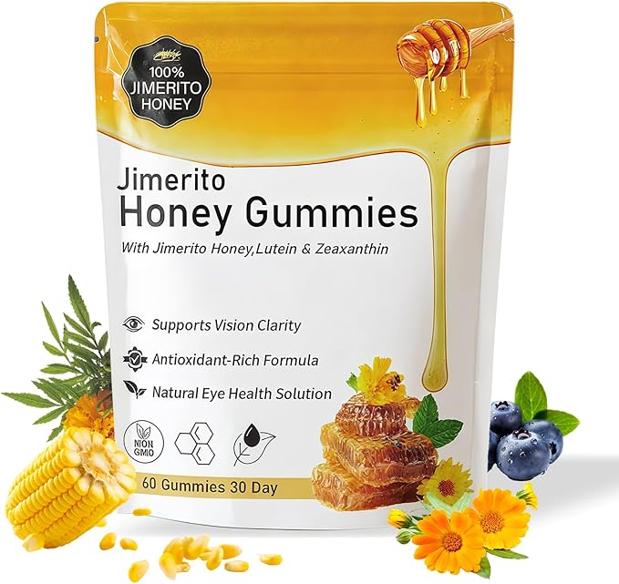Jimerito Honey Lutein GummiesLutein &amp Zeaxanthin Supplements20mg Gummies-30-day Supply (1pc)