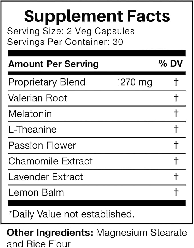 New Life Happy Night Sleep Support Valerian Root 60 Veg Capsules 60 Capsules