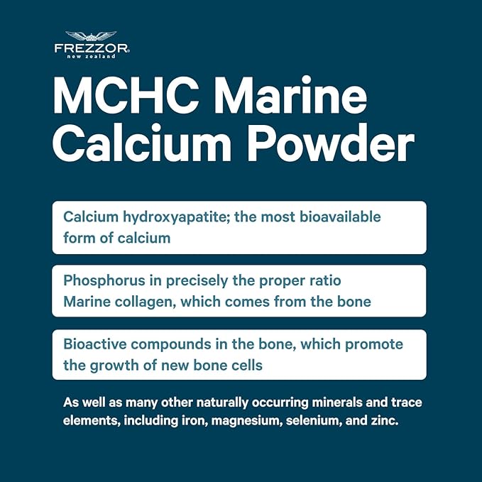 FREZZOR Calcium Plus with UAF1000+ New Zealand Natural Raw Calcium Supplement for Bones Teeth Gut Health &amp Cardiovascular Support Phosphorus Magnesium Collagen Selenium 90 Capsules 1 Bot
