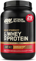 Optimum Nutrition New Flavor Gold Standard 100% Whey Protein Powder Caramel Macchiato 2 Pound (Pack of 1) (Packaging May Vary)
