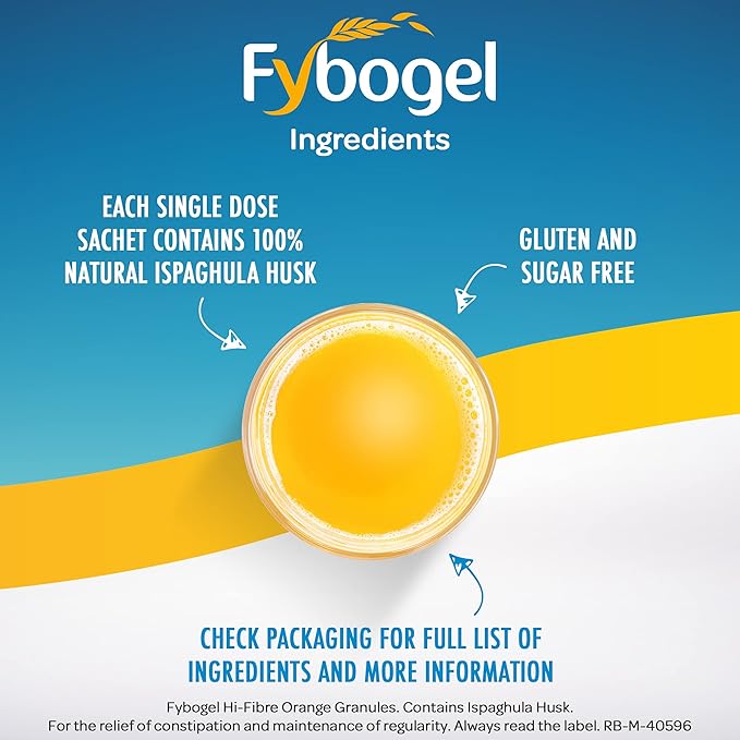 Fybogel Hi Fibre Sachets Orange Flavour 30