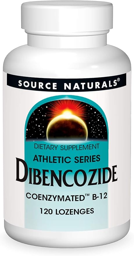 Source Naturals Dibencozide - Coenzymated B-12 Athletic Series Quick Dissolving Dietary Supplement - 120 Lozenges