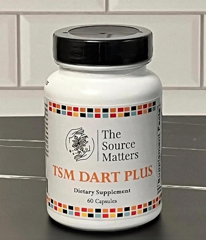 Dart Plus Dietary Supplement | Adaptogenic Adrenal Support Formula with Holy Basil Ashwagandha Rhodiola Licorice Root for Stress Energy Focus and Hormone Balance (60 Capsules)