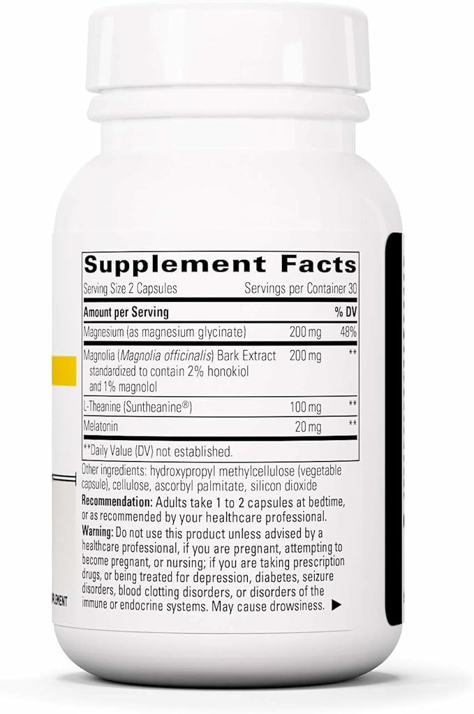Integrative Therapeutics ProThrivers Wellness Sleep - Sleep Support Supplement for Adults* - Support with Melatonin &amp Magnesium - Vegan Gluten-Free &amp Dairy-Free - 60 Capsules (60 Servings)