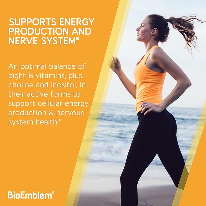 BioEmblem Vitamin B-Complex and CoQ10 with BioPerine - 200mg Softgels
