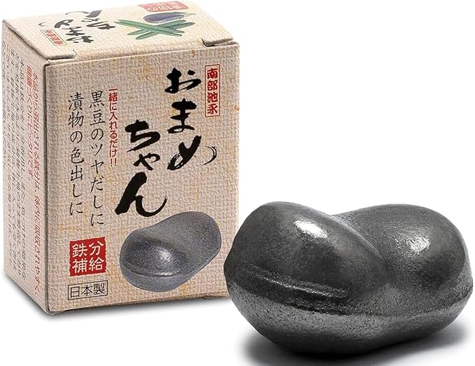 Ikenaga Ironworks Iron Ball Made in Japan Bran Pickle Nambu Ironware Iron Supplement Omame-chan