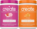 Create Creatine Monohydrate Gummies - Summer Splash Duo - Watermelon &amp Orange - Creatine Gummies for Women &amp Men NSF Certified 3rd Party Tested Anti-Melting Formula 180 Count (2-Pack)