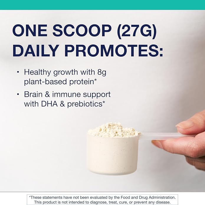 Metagenics MetaKids Nutrition Powder - Kids Multivitamin Powder with Prebiotics DHA Protein &amp Amino Acids* - Complete Protein - Non‑GMO Gluten‑Free