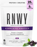 Complete Protein 25g Yeast Protein + 5g Creatine Monohydrate Vegan Dairy-Free Informed Sport Certified Post-Workout Recovery for Endurance Athletes Chocolate 21 Servings