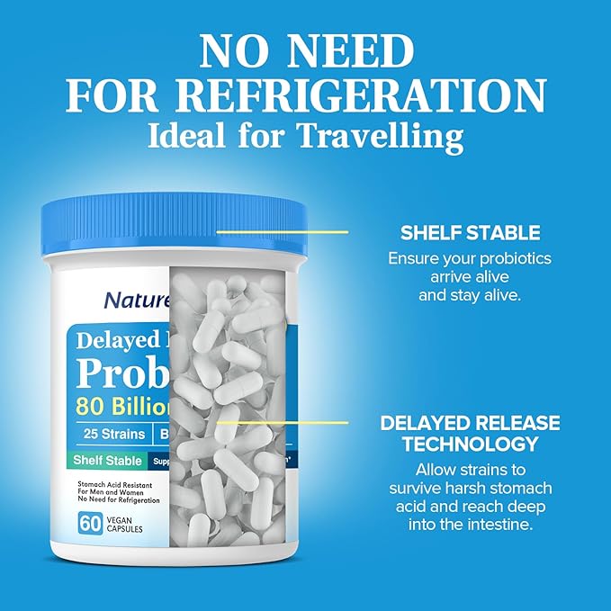 Probiotics 80 Billion + 50 Billion Bundle 25 &amp 18 Strains with Prebiotics Gut &amp Immune Health Shelf Stable Non-GMO Made in USA 120 Capsules