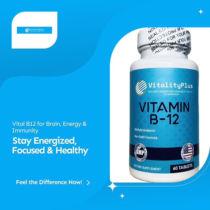 LIQUIDPACKPRO Ultimate B-Vitamin Energy &amp Wellness Bundle – Super B-100 Complex + High-Potency B12 5000mcg – Supports Energy Metabolism &amp Nervous System Health – Made in USA Non-GMO Vegan-F