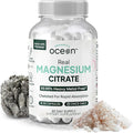 Organics Ocean Real Magnesium Citrate - High Absorption Magnesium Supplement - Chelated Magnesium to Support Energy Relaxation and Regularity