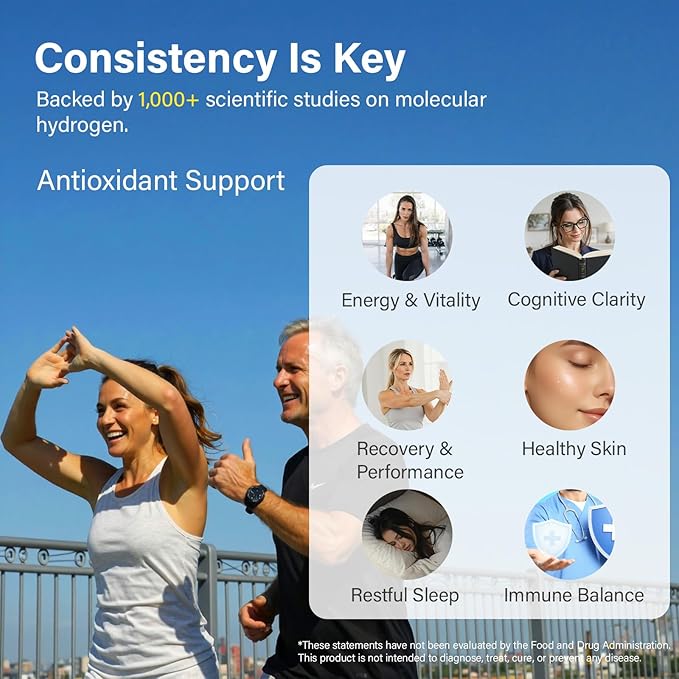 Raw Probiotics for Women &amp Men (100 Billion CFU 35 Strains) + Molecular Hydrogen (H2) Tablets with Magnesium (12 PPM) for Daily Digestive Immune &amp Cellular Support