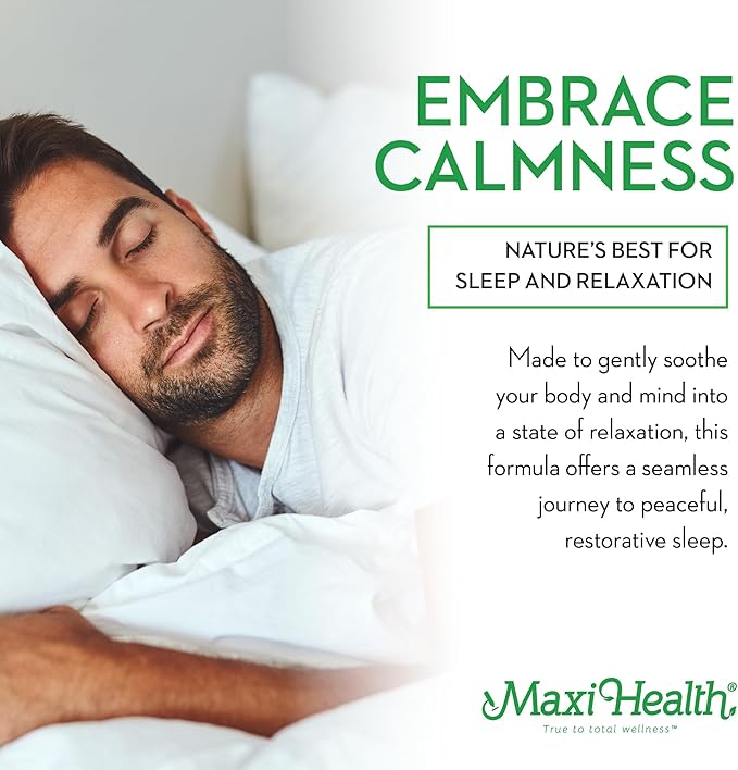 Maxi Health Sleep-O-Chew Strawberry Chewable Tablets with Magnesium Inositol L-Tryptophan 3mg Melatonin for Sleep Support - Non Habit Forming Sleep Aid for Adults Kosher Sleep Supplement 60 Count