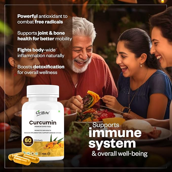Curcumin with Black Pepper – High Absorption Turmeric Root Extract Supplement for Joint Heart &amp Immune Support – Natural Antioxidant &amp Inflammation Response Support – 60 Capsules Non-GMO