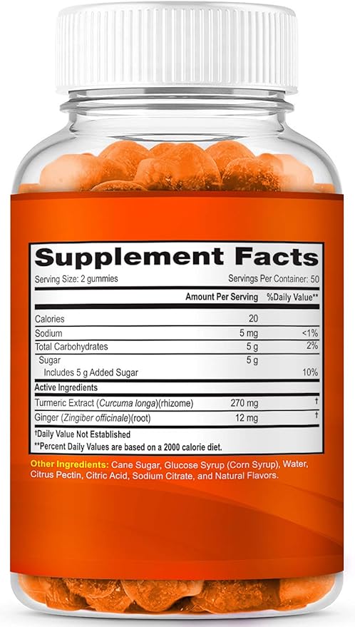 Biotin &amp Turmeric Vegan Gummies Combo | Max Strength Hair Growth Skin Health and Overall Wellness | 10000mcg Biotin &amp 95% Standardized Turmeric Curcumin | Natural Non-GMO and Gluten-Free Su