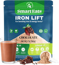Smart Eats - Iron Powder | Highly Absorbed | Avoids Side Effects | Complete Nutrition: Protein Vitamins Fiber Antioxidants | Makes Tasty Drinks &amp Shakes | Vegan | Chocolate Flavor | 30 Scoops